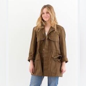 Forever 21 Army Green Mikitary Shacket jacket size small